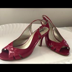 Cherry Red Slingbacks